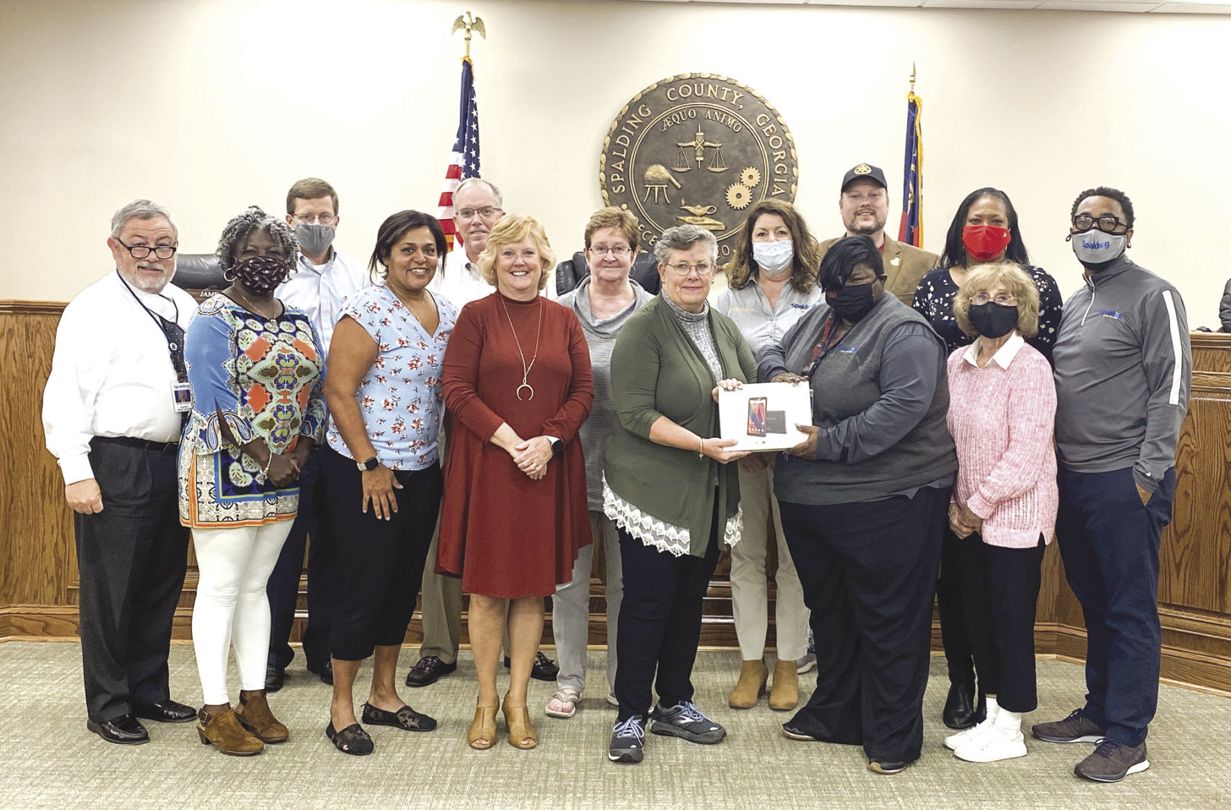 Daybreak Rotary donates tablets to Fairmont Community Center